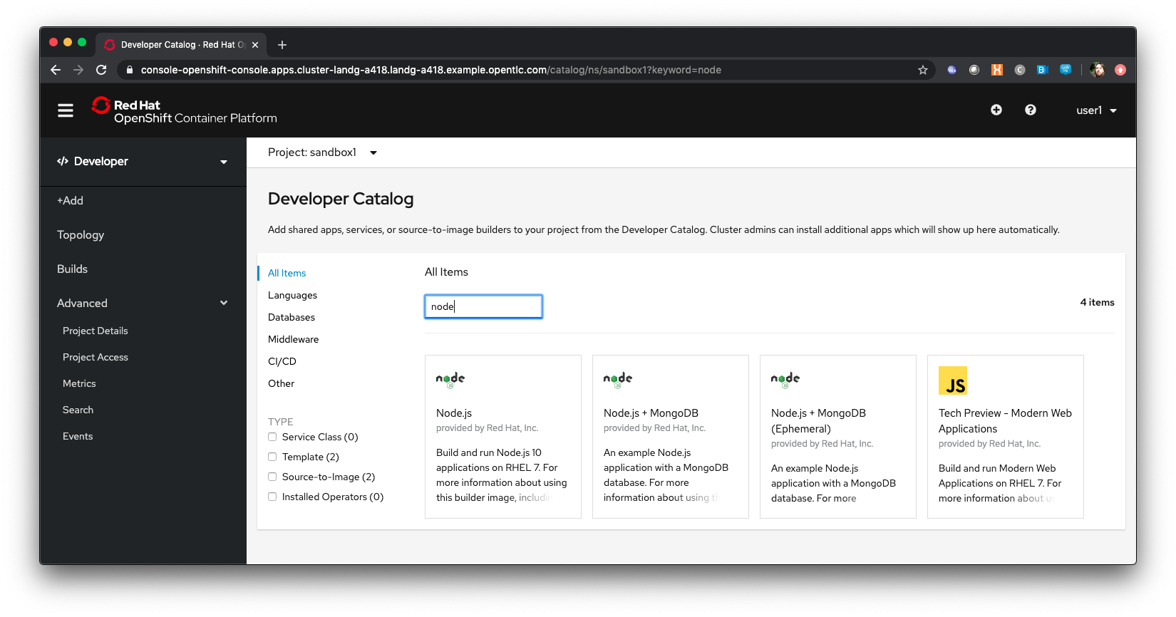 Node Choice